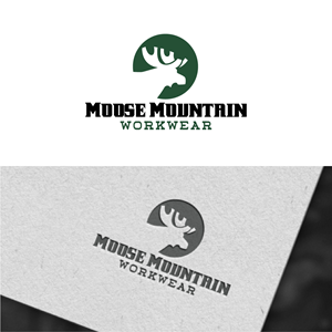 Logo Design by fly  design for Moose Mountain Workwear Ltd. | Design: #33464221