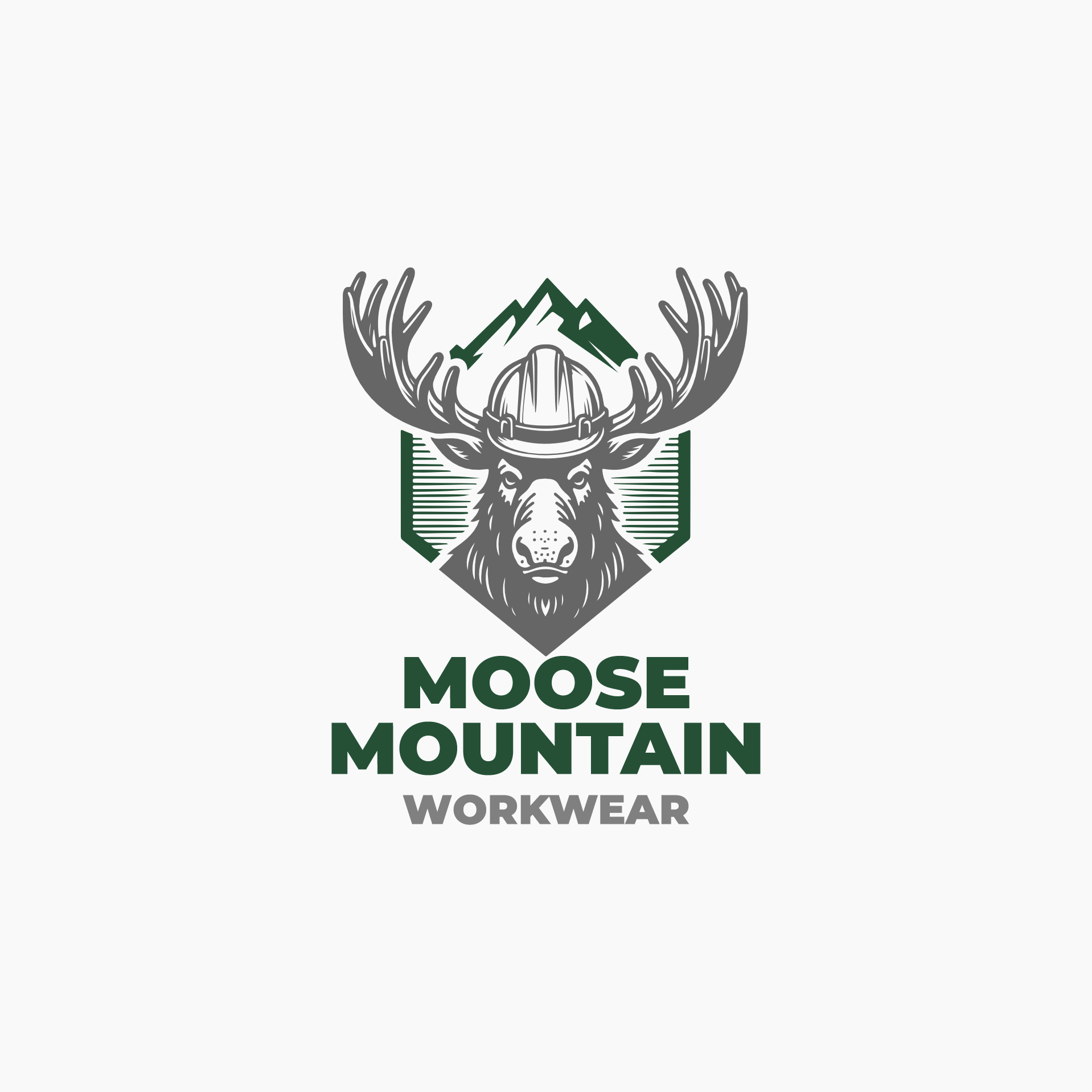 Logo Design by Muhammadsaria for Moose Mountain Workwear Ltd. | Design #33459112