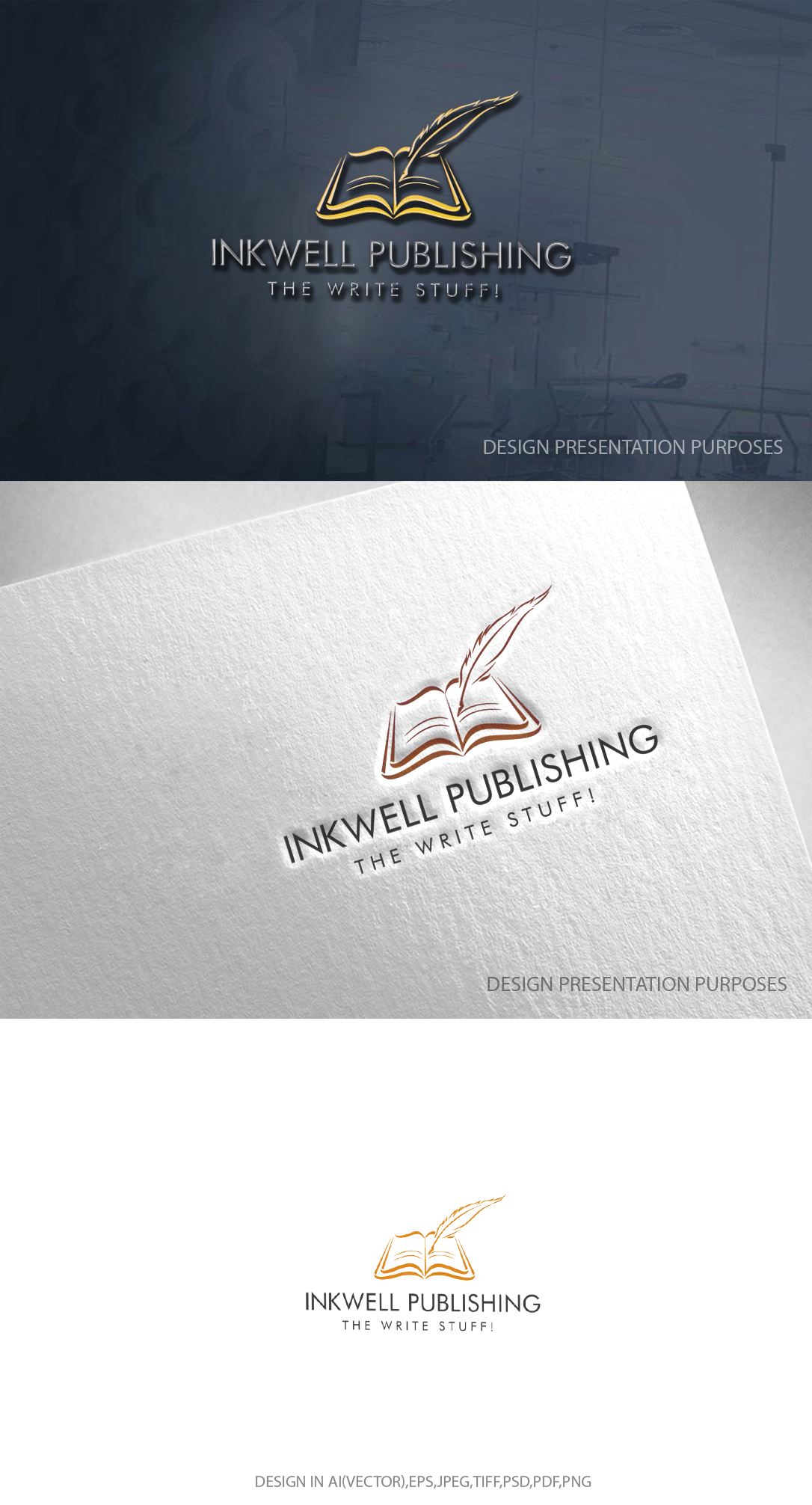 Design de Logo par zebronicgraphic pour Inkwell Publishing LLC | Design #33463751