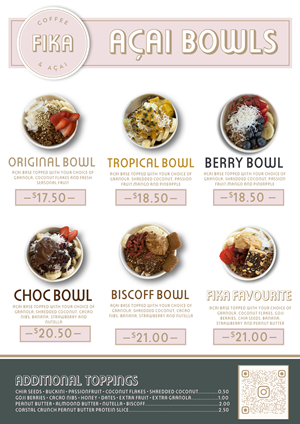 Menu Design by Andrés Sebastián for this project | Design: #33466372