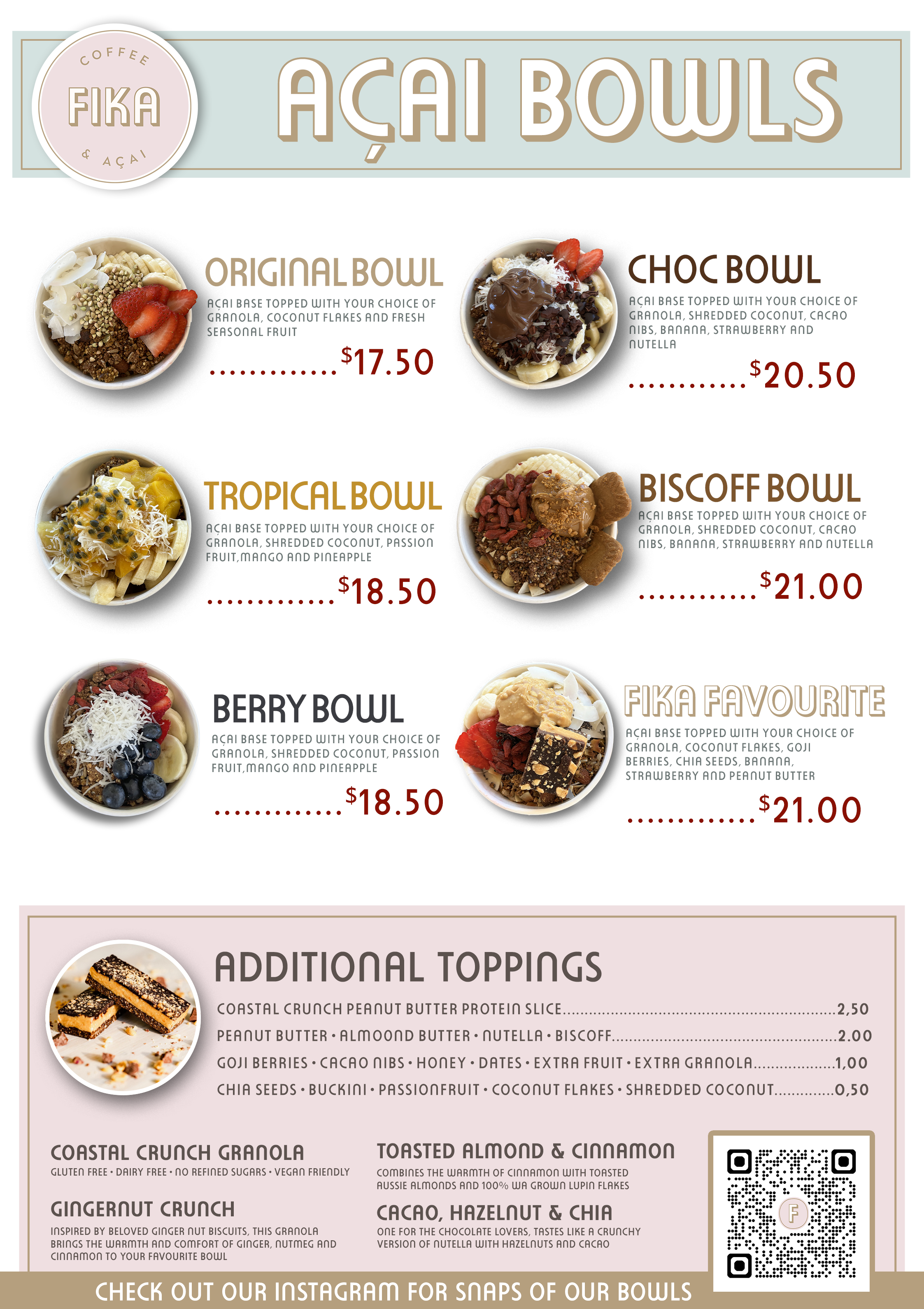Menu Design by Andrés Sebastián for this project | Design #33477842