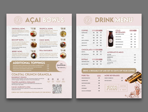 Menu Design by debdesign for this project | Design: #33469329