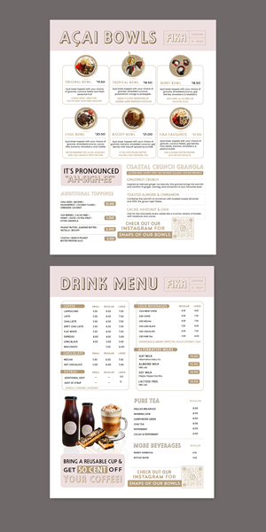 Menu Design by debdesign for this project | Design: #33470420