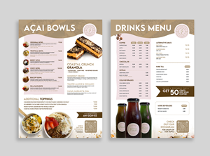 Menu Design by debdesign for this project | Design: #33475722