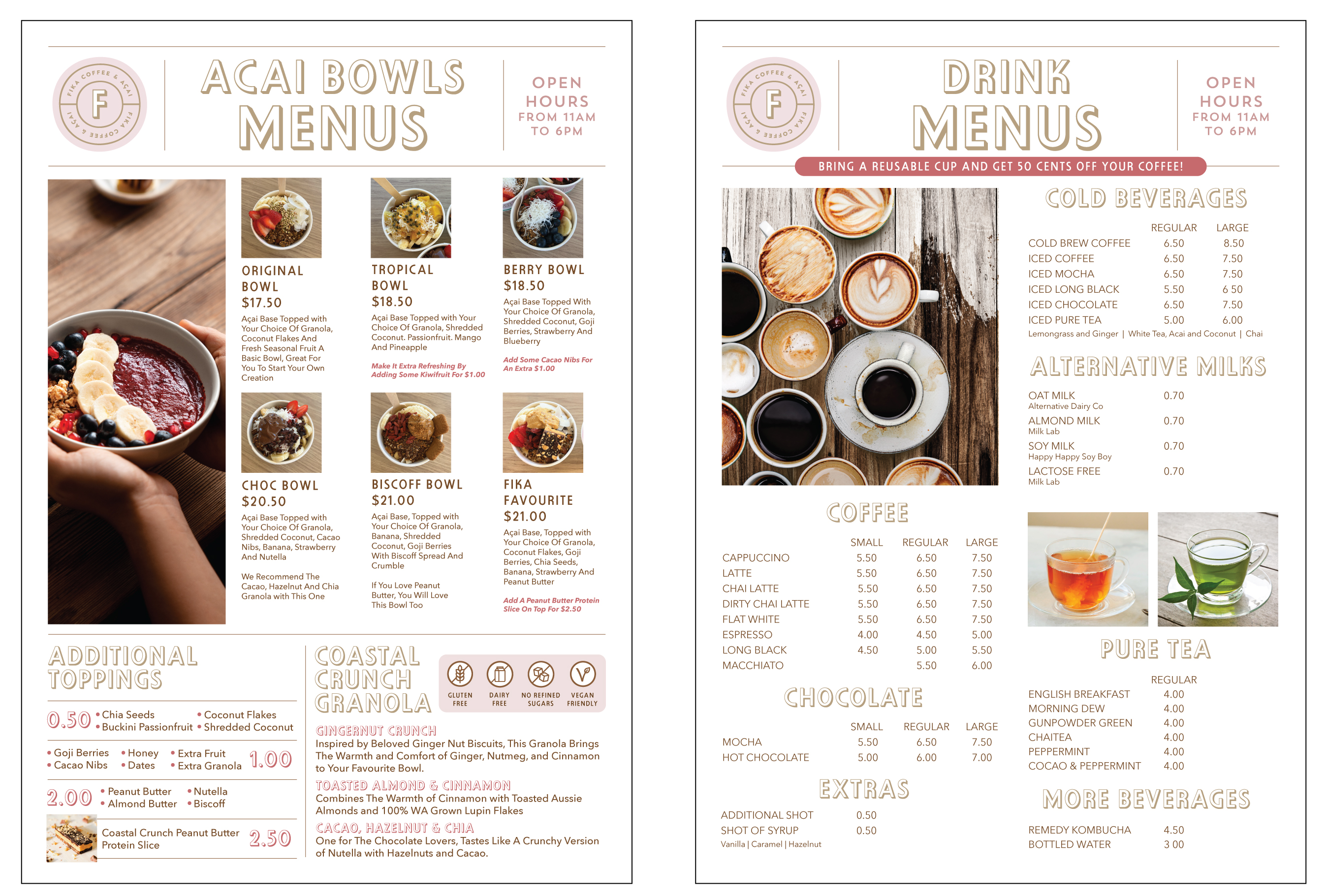 Menu Design by eleven for this project | Design #33484564