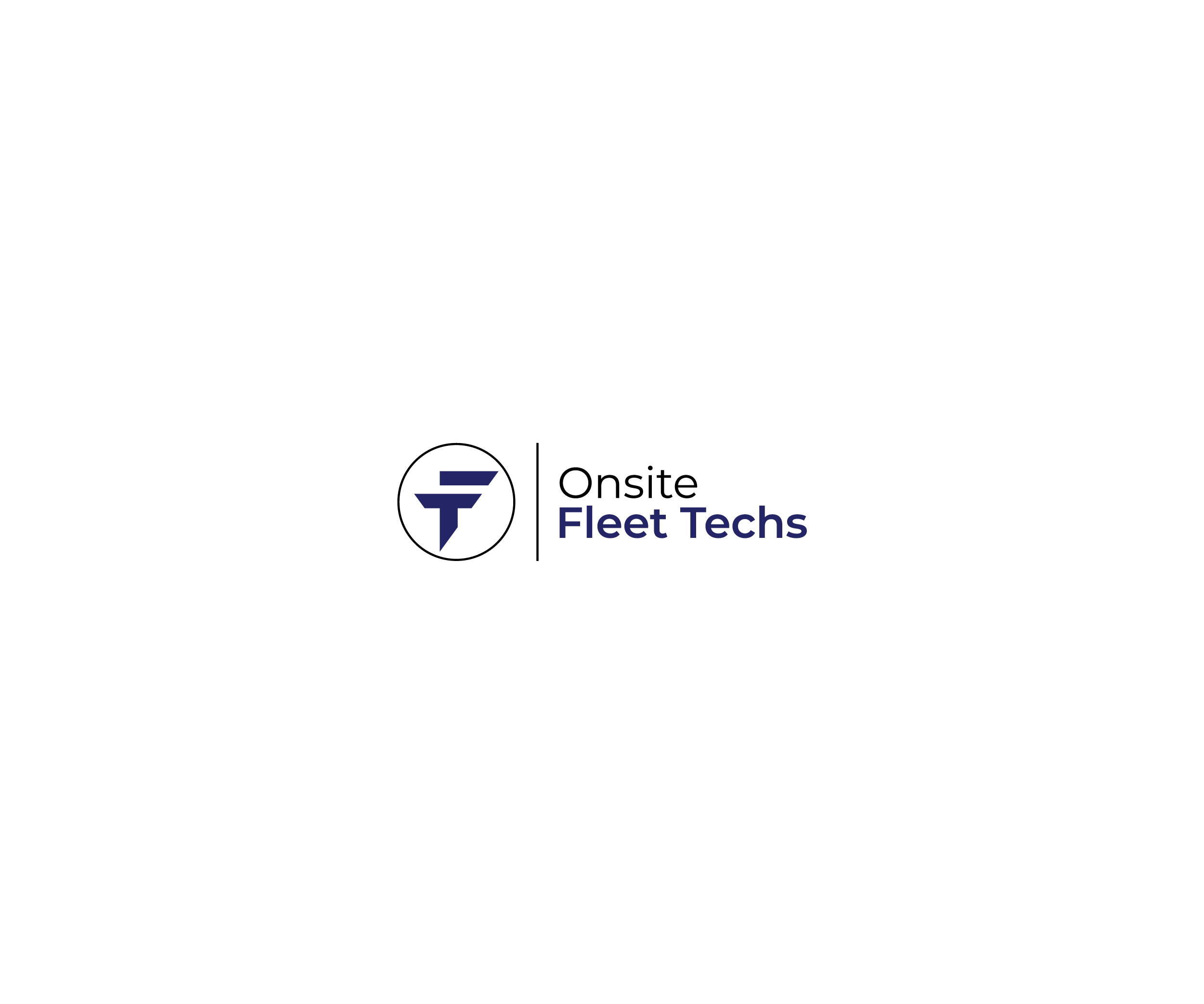 Logo-Design von Editeight26 für Onsite Fleet Techs | Design: #33482767