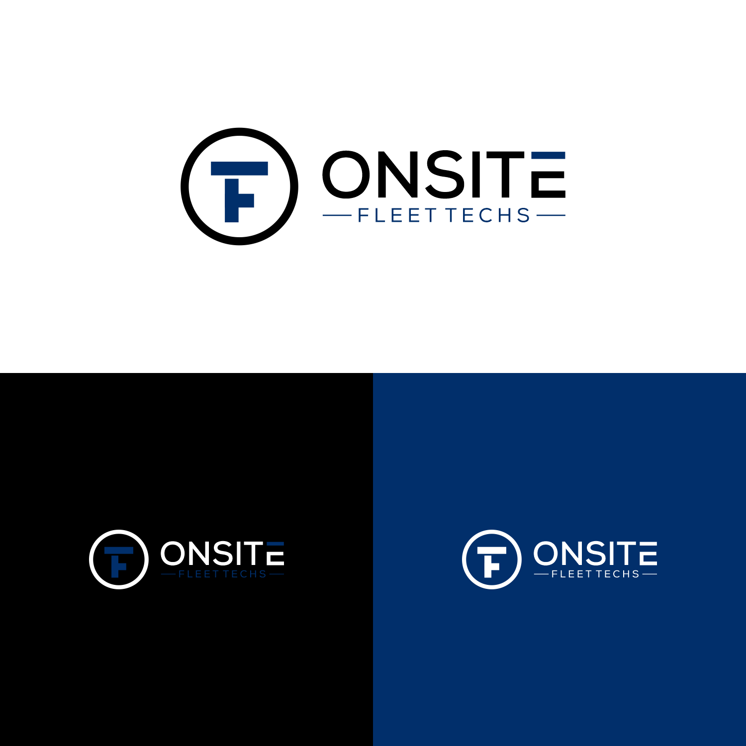 Logo Design by Kenshin777 for Onsite Fleet Techs | Design #33473317
