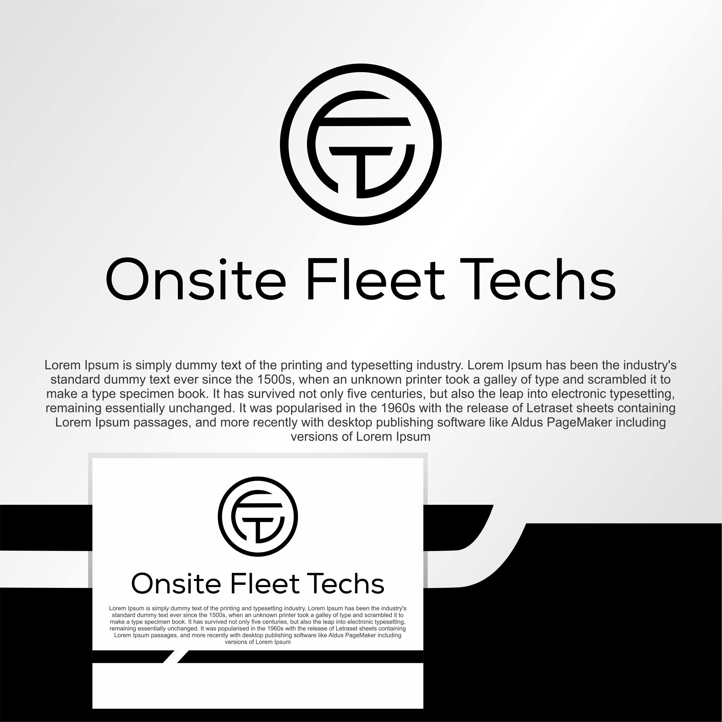 Design de Logo par diego costa pour Onsite Fleet Techs | Design #33470750