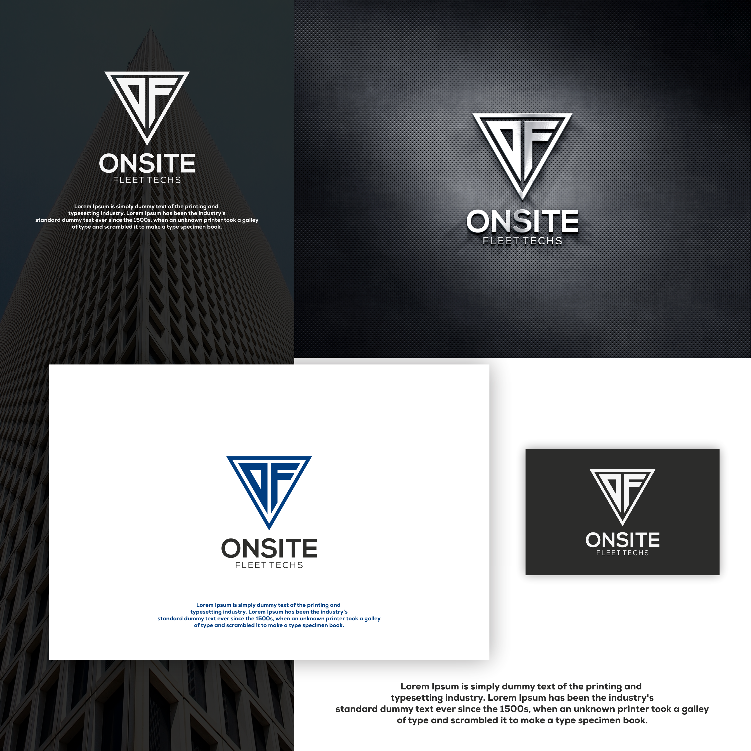 Logo Design by izdihaar studio for Onsite Fleet Techs | Design #33475306
