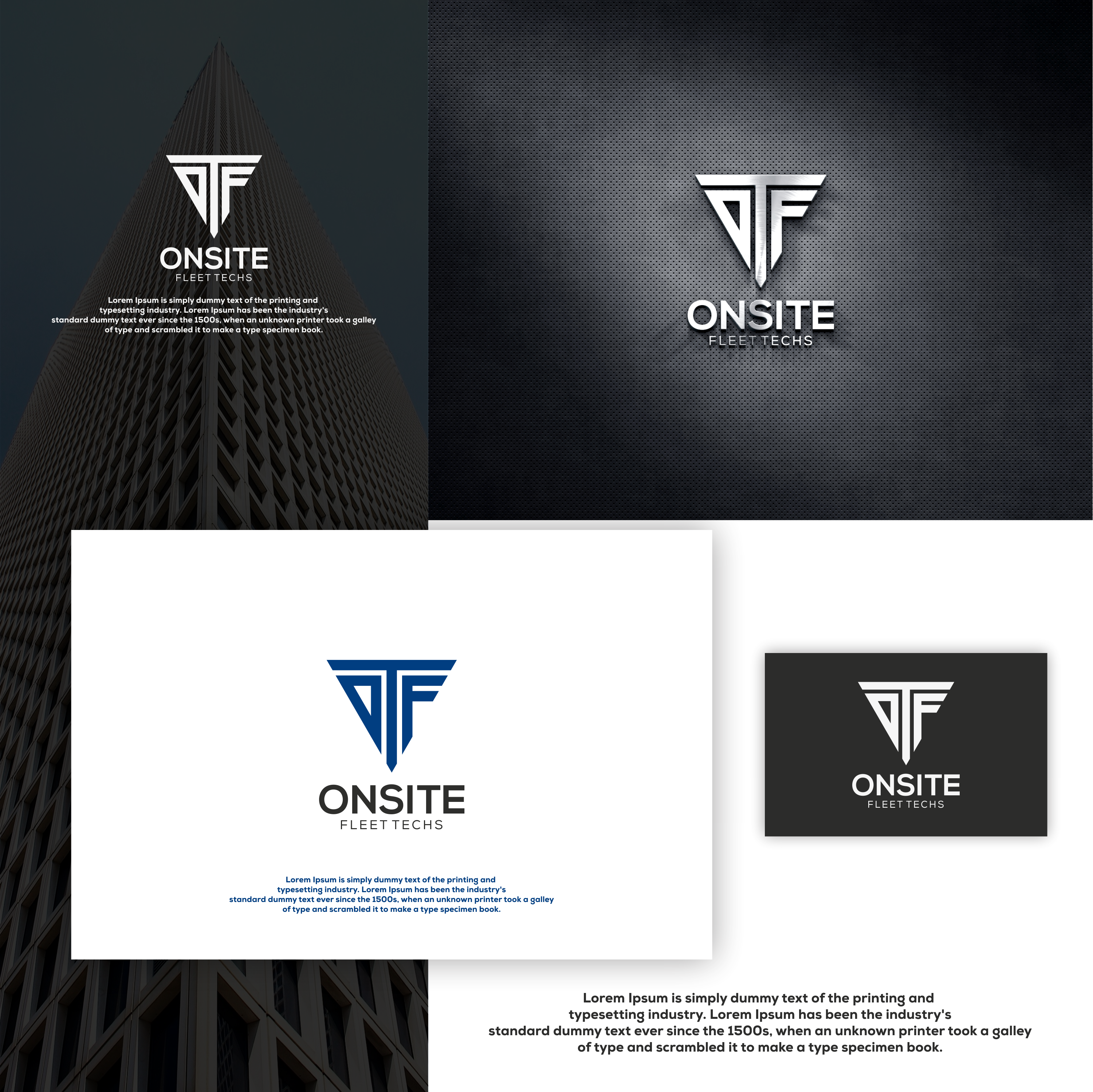 Logo Design by izdihaar studio for Onsite Fleet Techs | Design #33475307