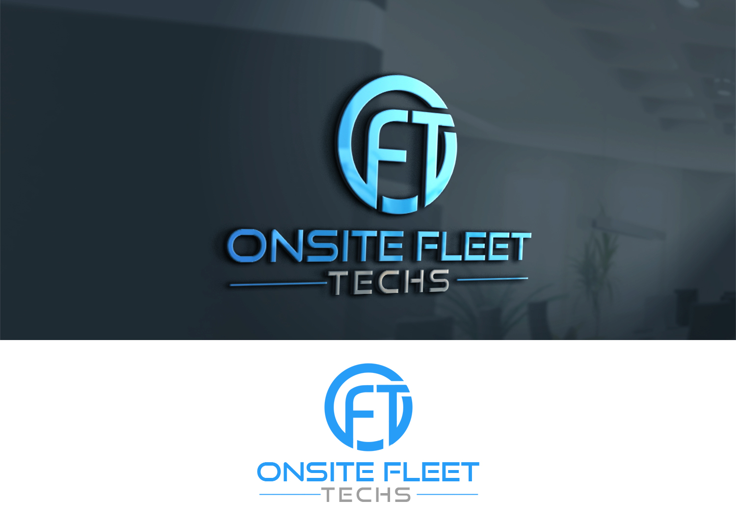 Diseño de Logo por Noor Ezz para Onsite Fleet Techs | Diseño #33476387