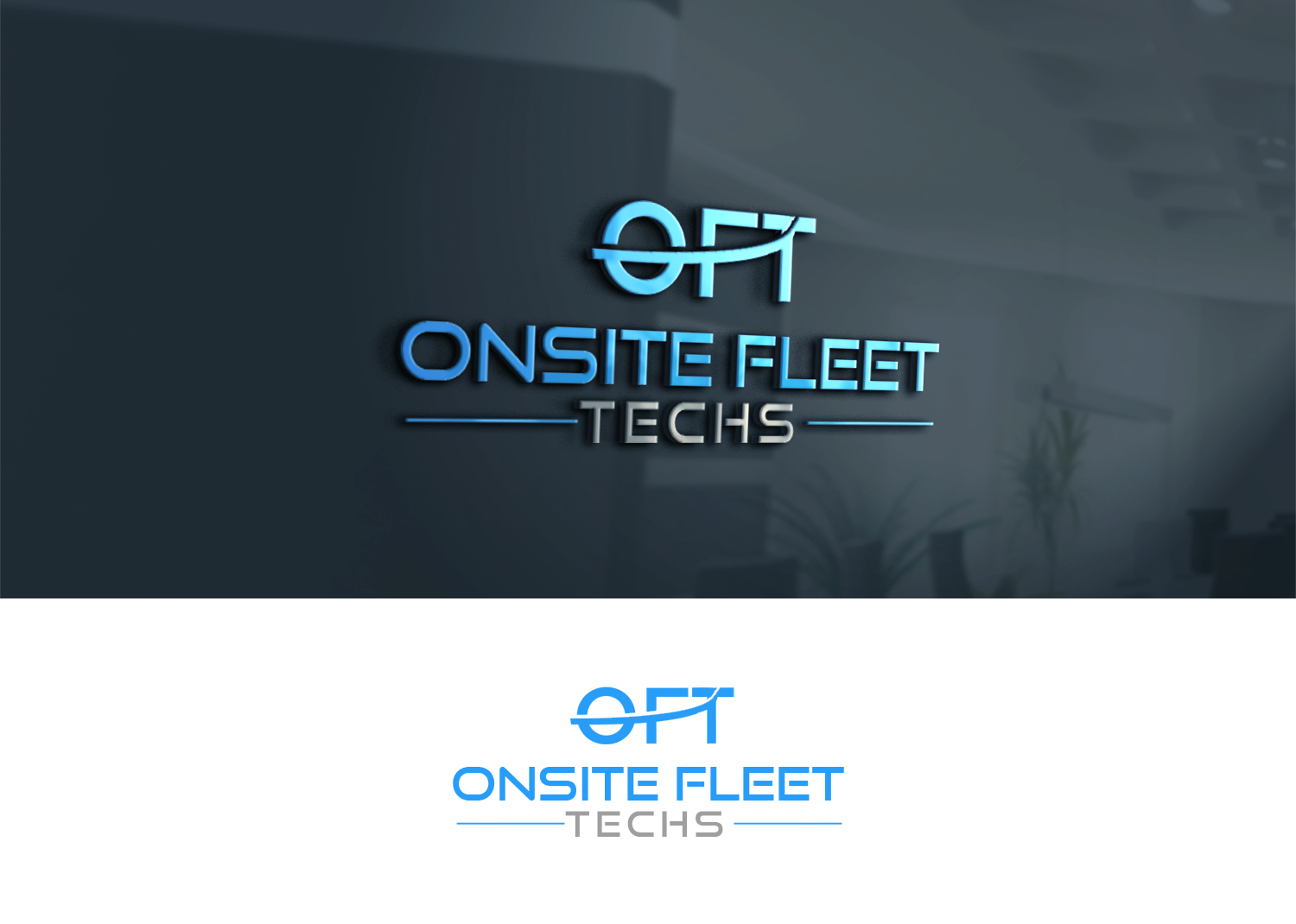 Logo Design by Noor Ezz for Onsite Fleet Techs | Design #33476389
