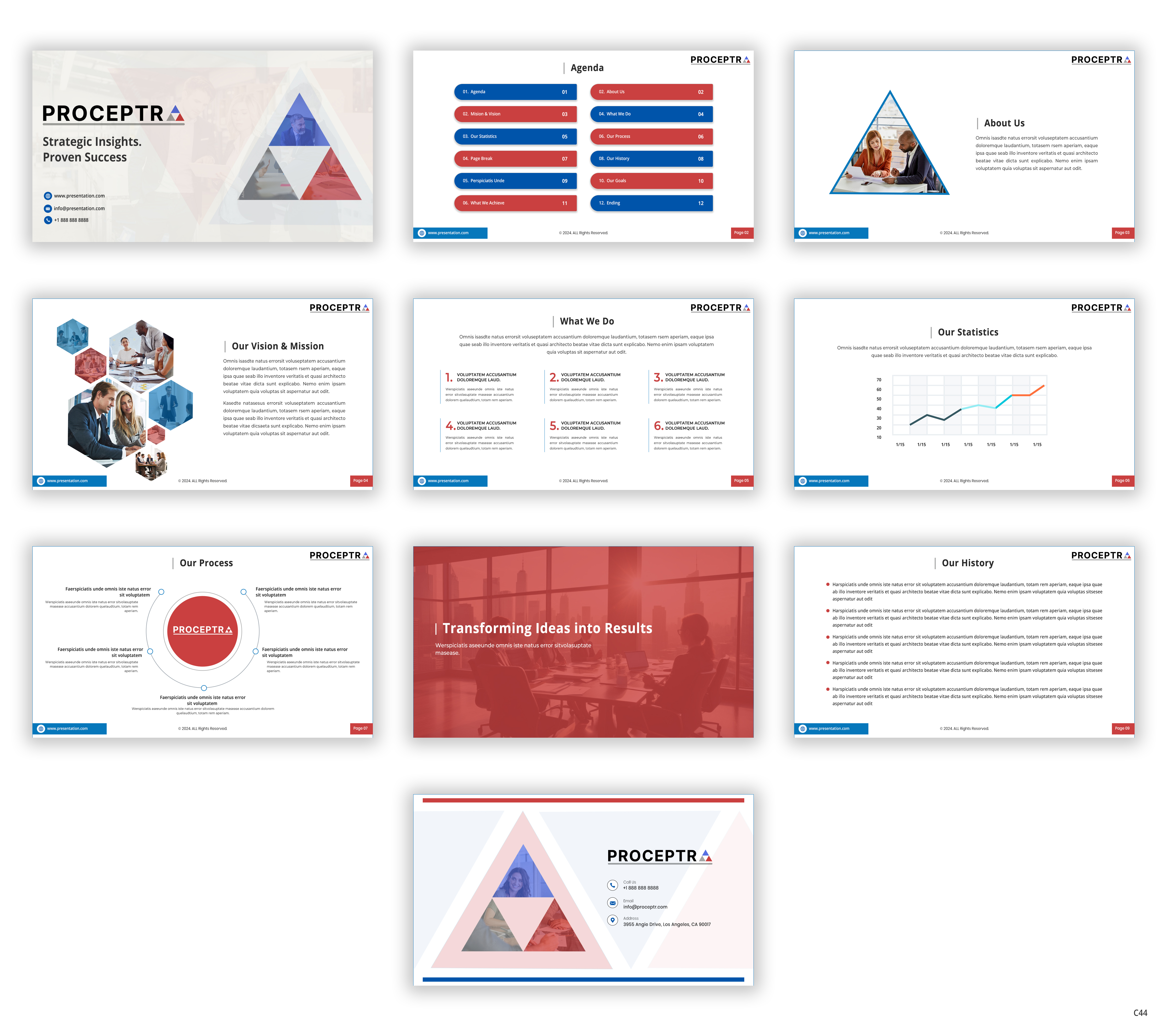 Diseño de PowerPoint por pb para Proceptra,LLC | Diseño #33478847