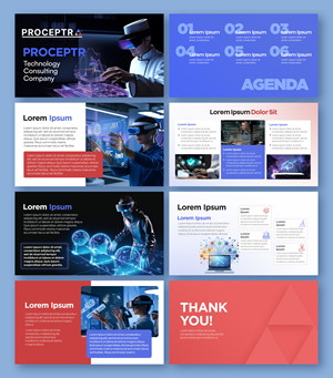 Diseño de PowerPoint por Graphic Guy para Proceptra,LLC | Diseño #33477707