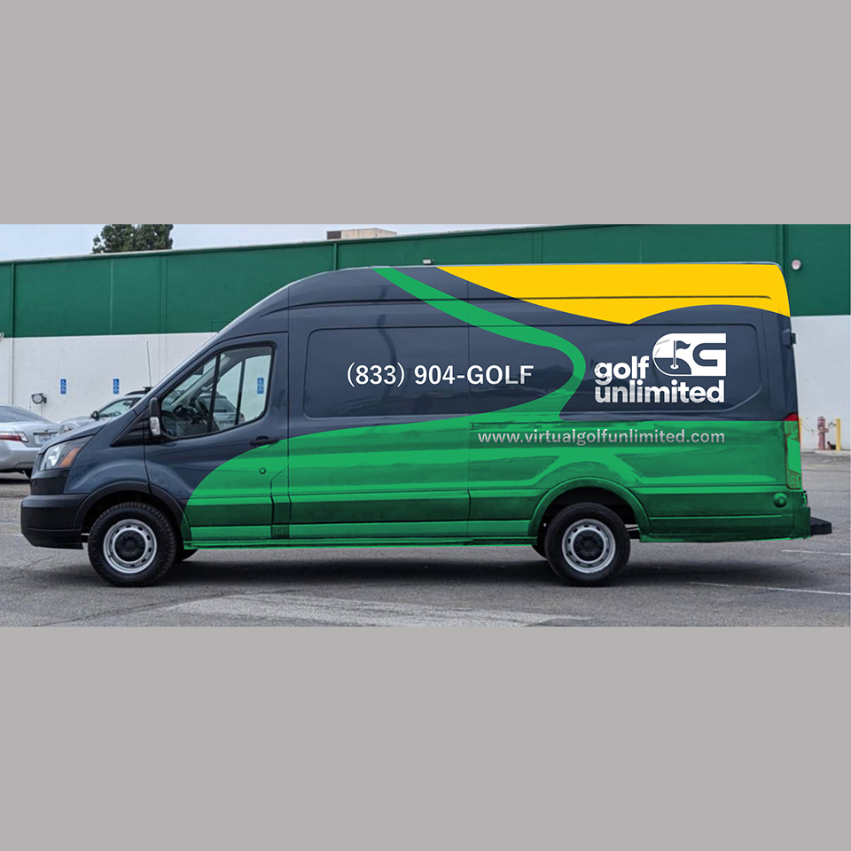 Car Wrap Design by YourLogoMaster for Golf Unlimited, LLC | Design #33478198