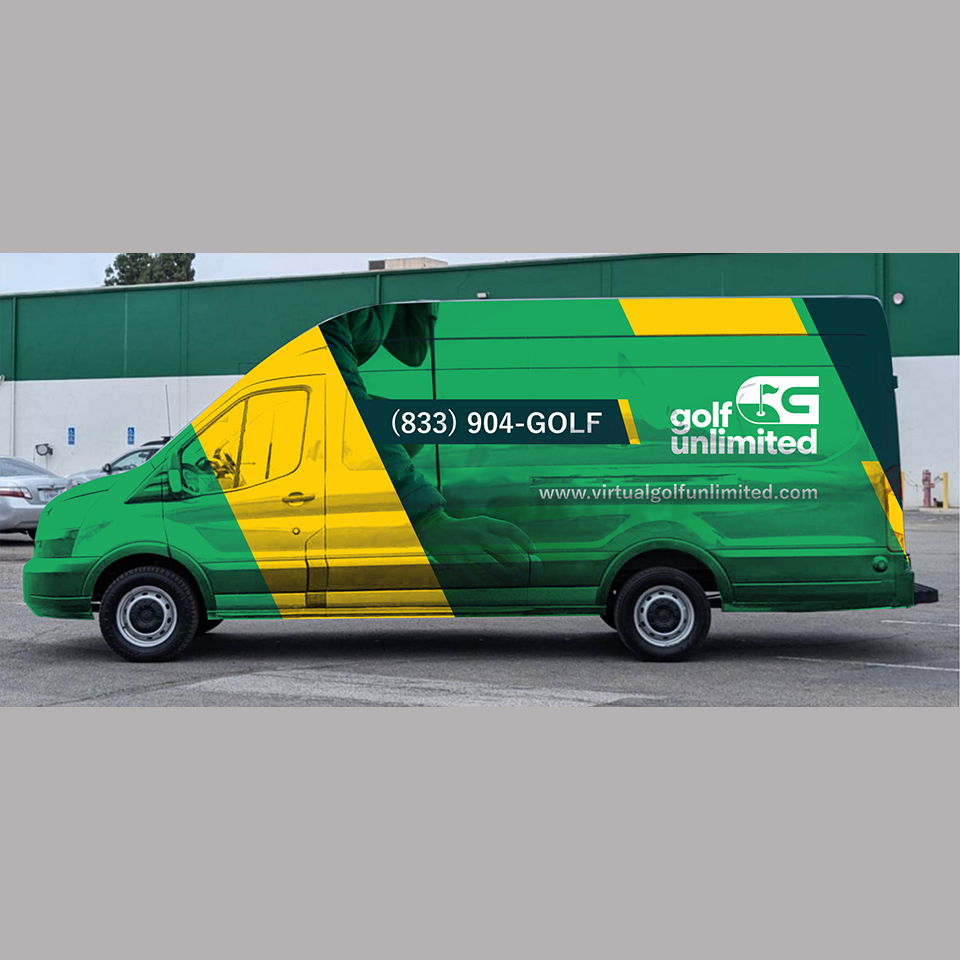 Car Wrap Design by YourLogoMaster for Golf Unlimited, LLC | Design #33478199