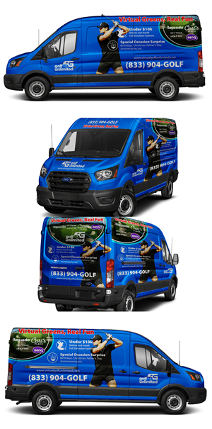 Car Wrap-Design von tamtama für Golf Unlimited, LLC | Design: #33485669