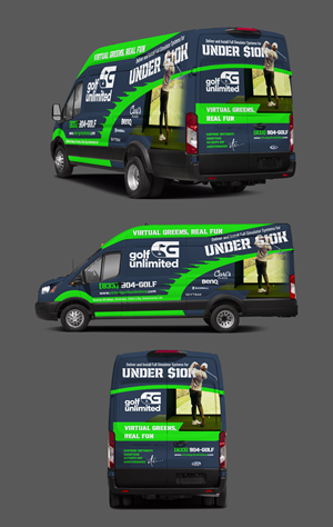 Car Wrap-Design von 123graphics für Golf Unlimited, LLC | Design: #33495901