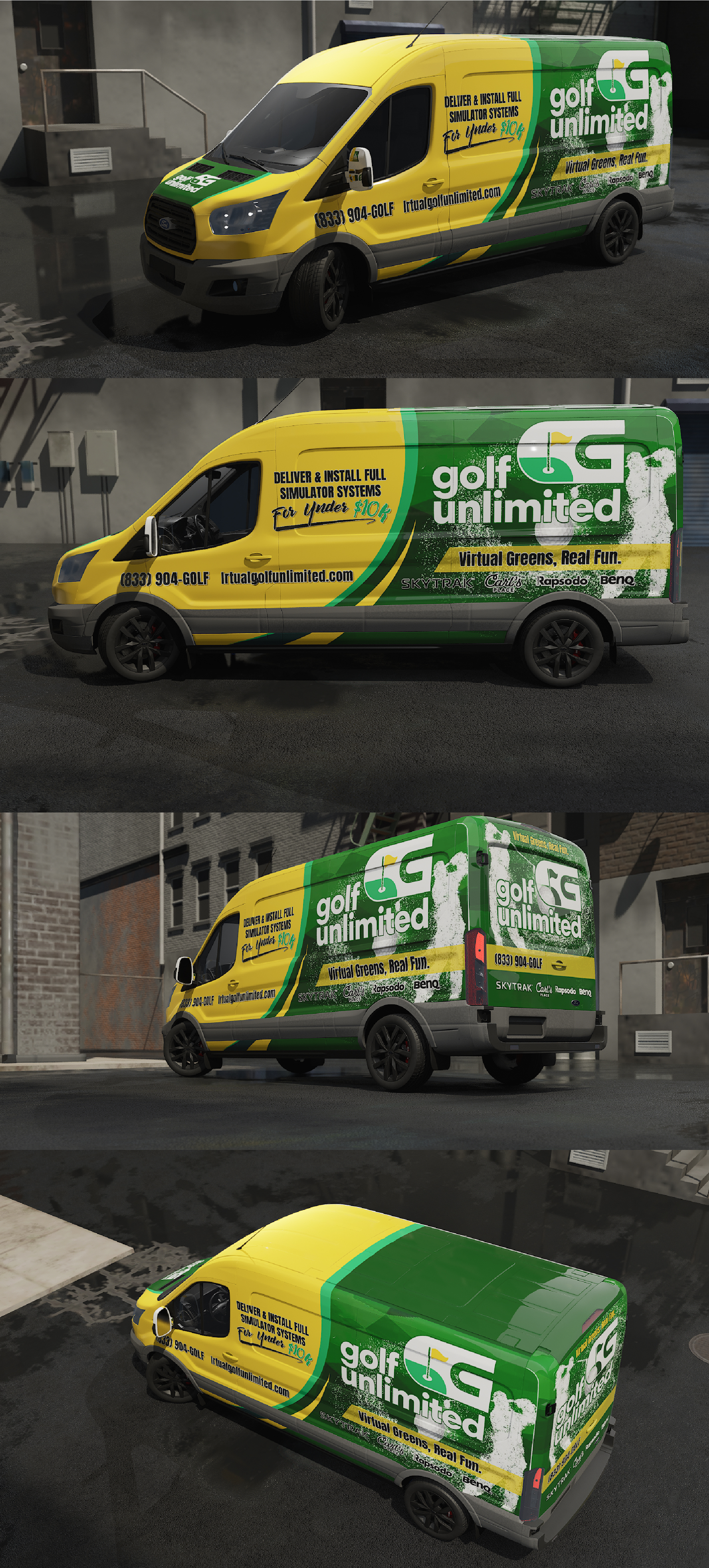 Car Wrap Design by Wrapcia for Golf Unlimited, LLC | Design #33488206