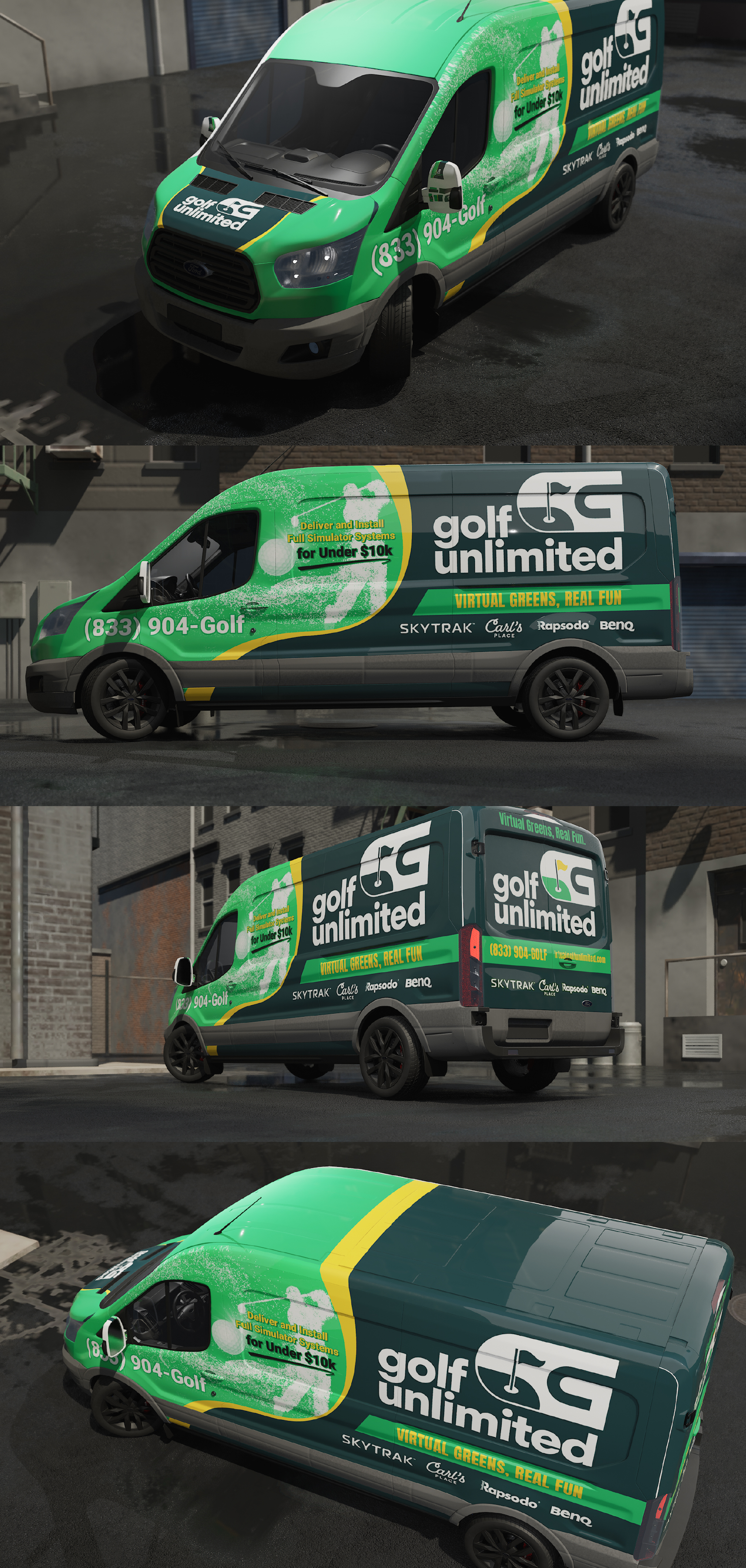 Car Wrap Design by Wrapcia for Golf Unlimited, LLC | Design #33488269