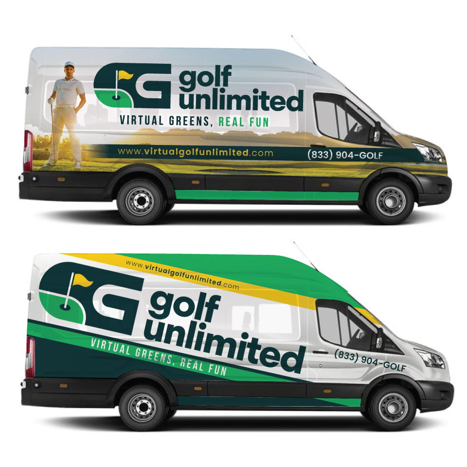 Car Wrap-Design von Yoga Tri für Golf Unlimited, LLC | Design #33476738