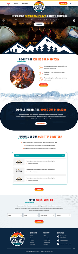 Design de Page d'Accueil par pb pour ce projet | Design : #33496766