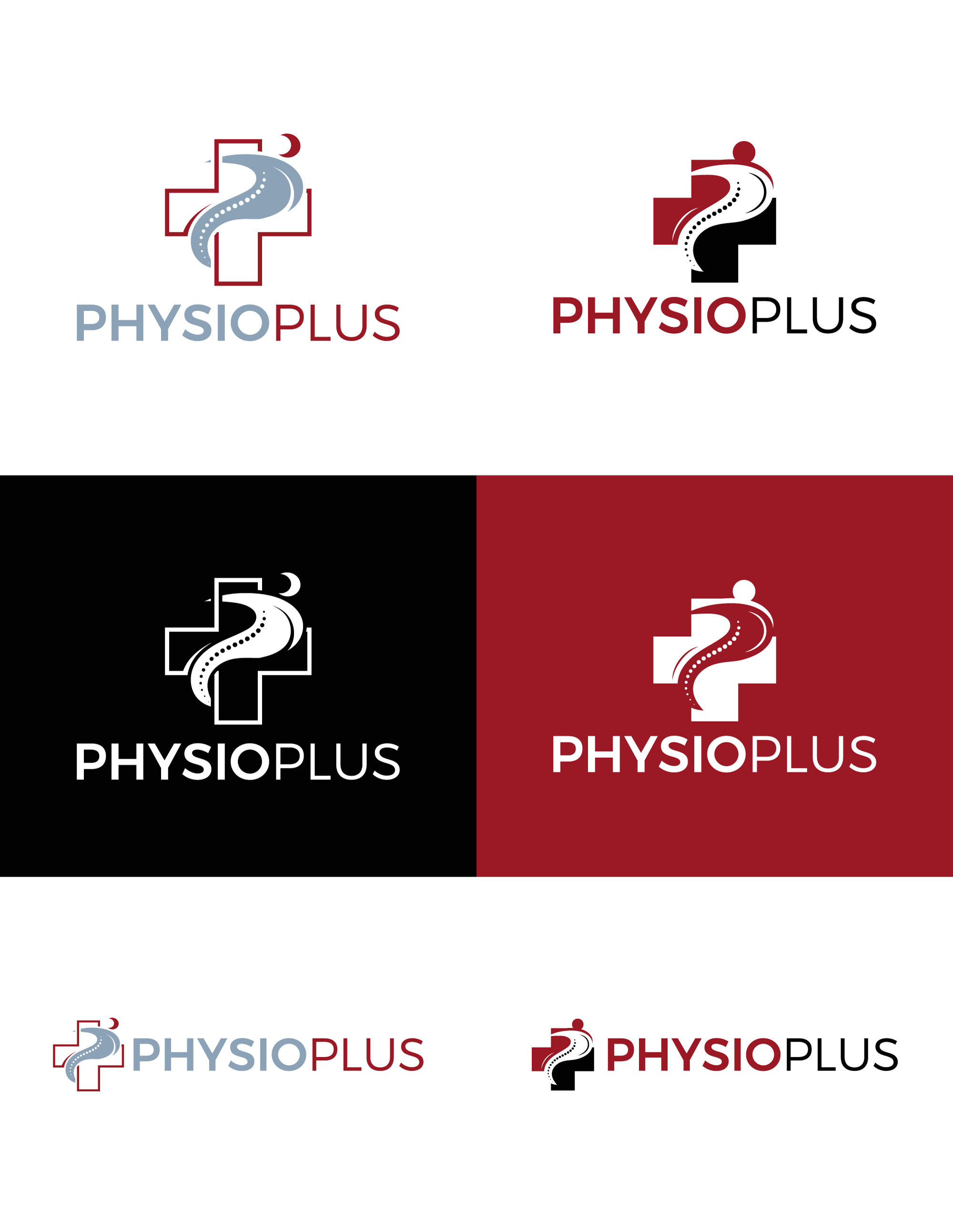 Logo Design by RA-bica for PhysioPlus | Design #33519276