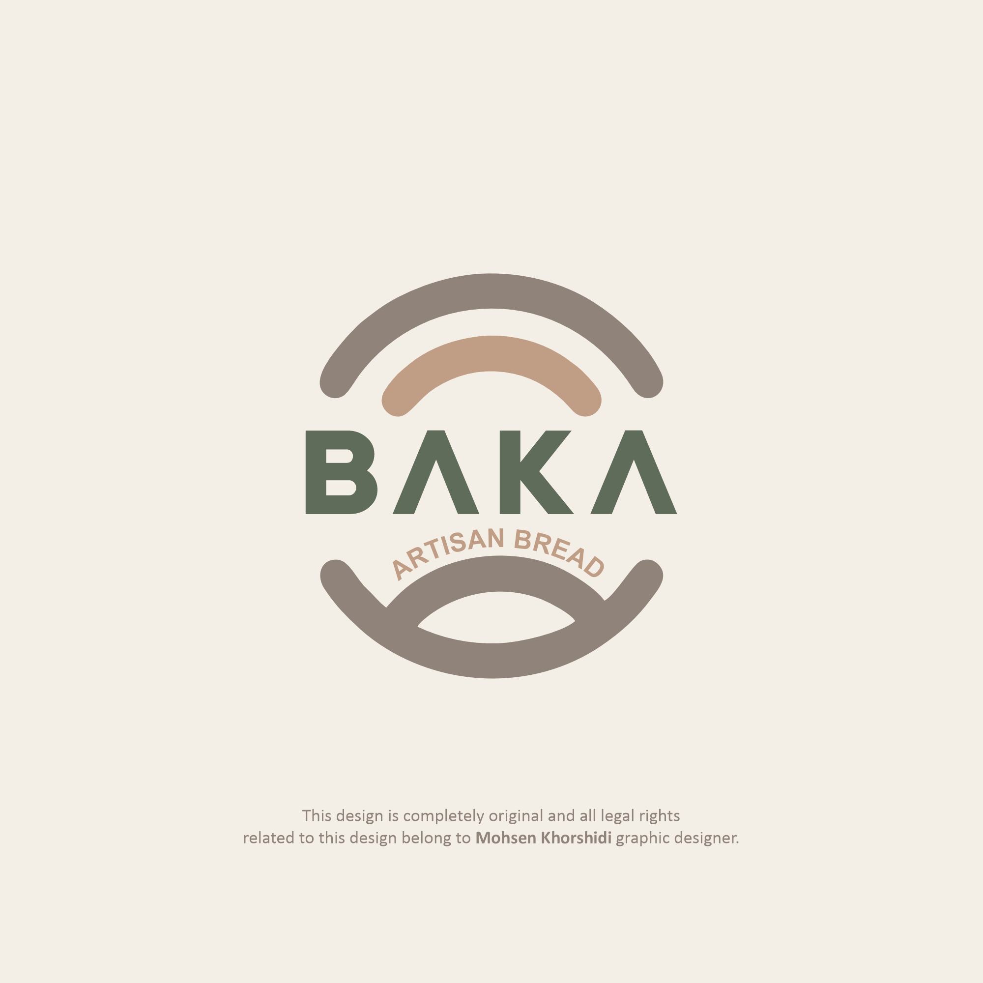 Logo Design by Mohsen Khorshidi for BAKA | Design #33526281