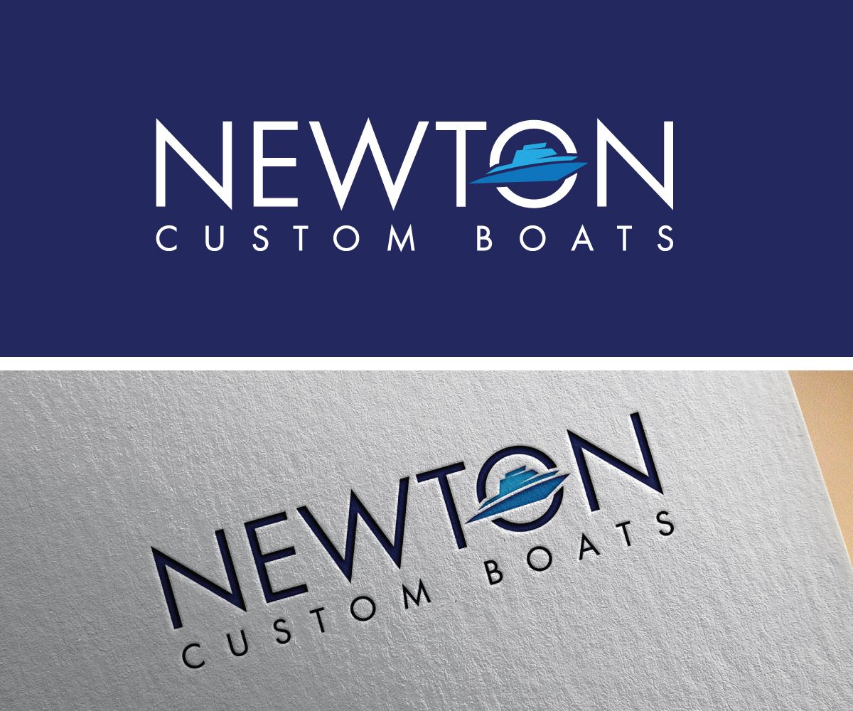 Logo-Design von Adi Graphics für Newton Custom Boats | Design #33489356