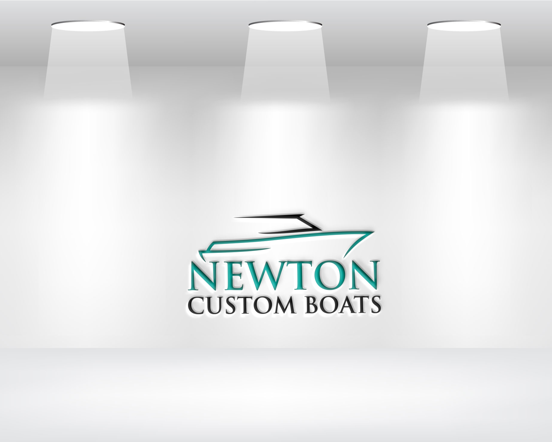 Logo Design by Daniel Khan for Newton Custom Boats | Design #33483296