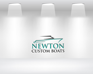 Logo Design by Daniel Khan for Newton Custom Boats | Design: #33483296