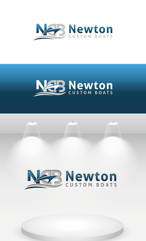 Diseño de Logo por Ash_Design™ para Newton Custom Boats | Diseño: #33480074