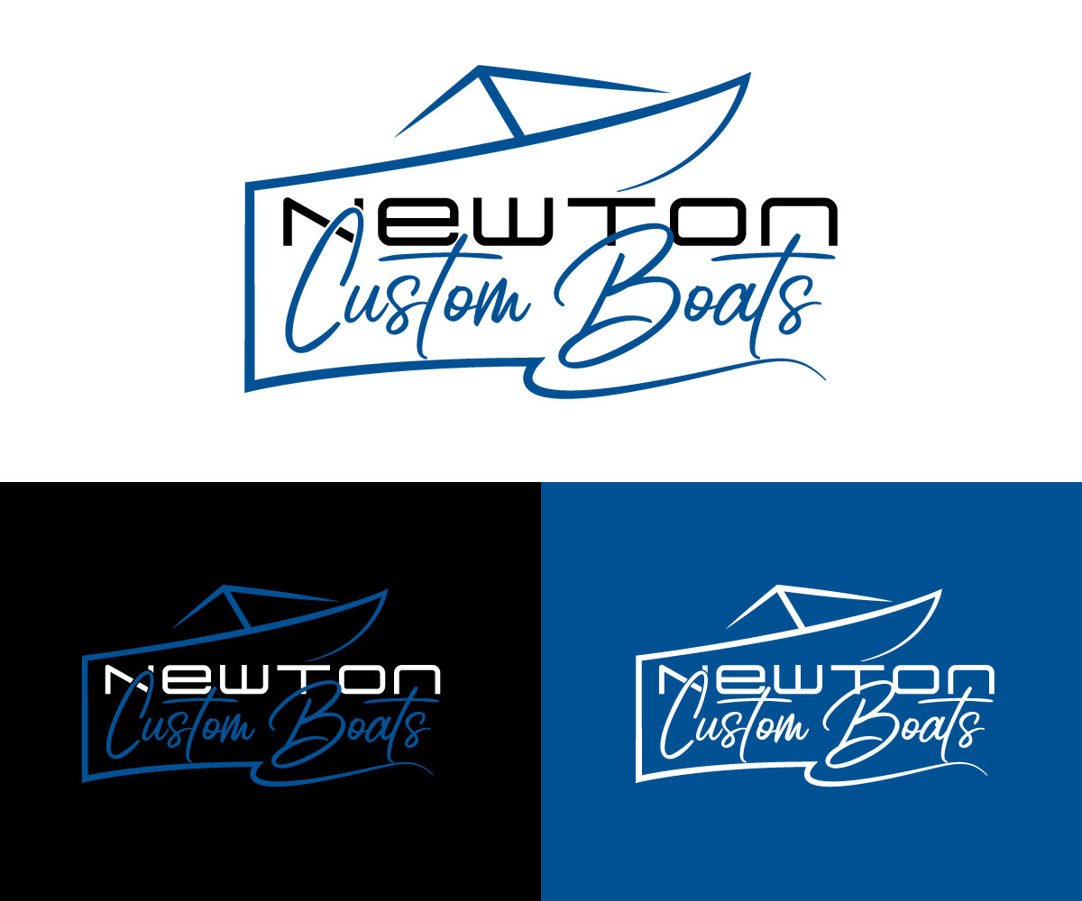 Design de Logo par Kavth pour Newton Custom Boats | Design #33522023