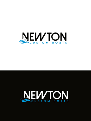 Logo Design by LogoPoko for Newton Custom Boats | Design #33486486