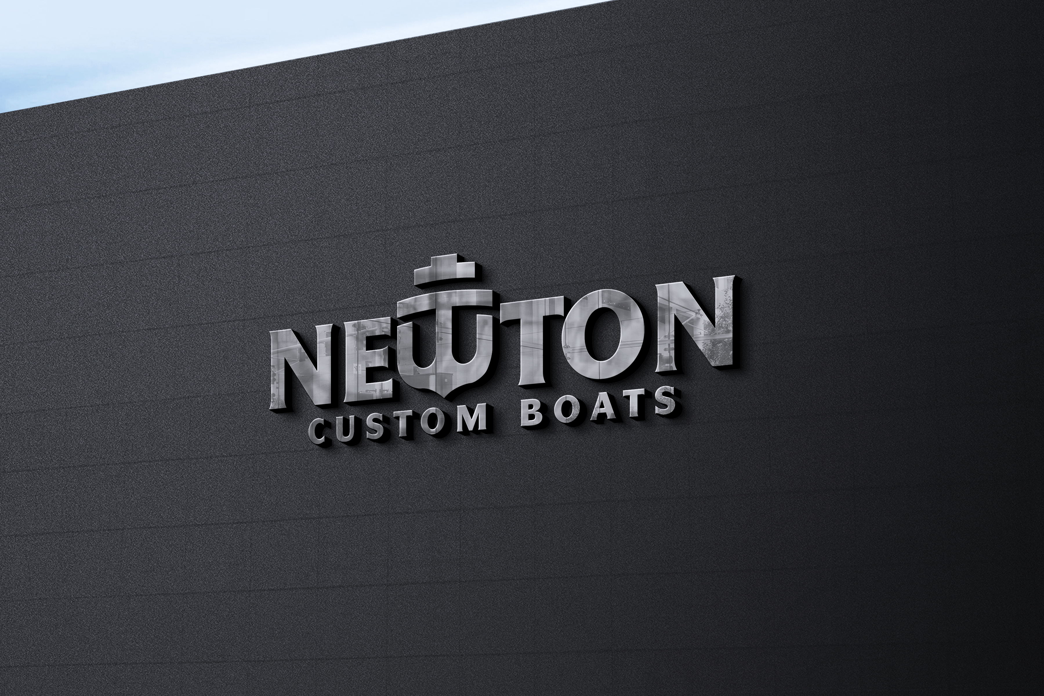 Logo Design by DesignHour for Newton Custom Boats | Design #33522074