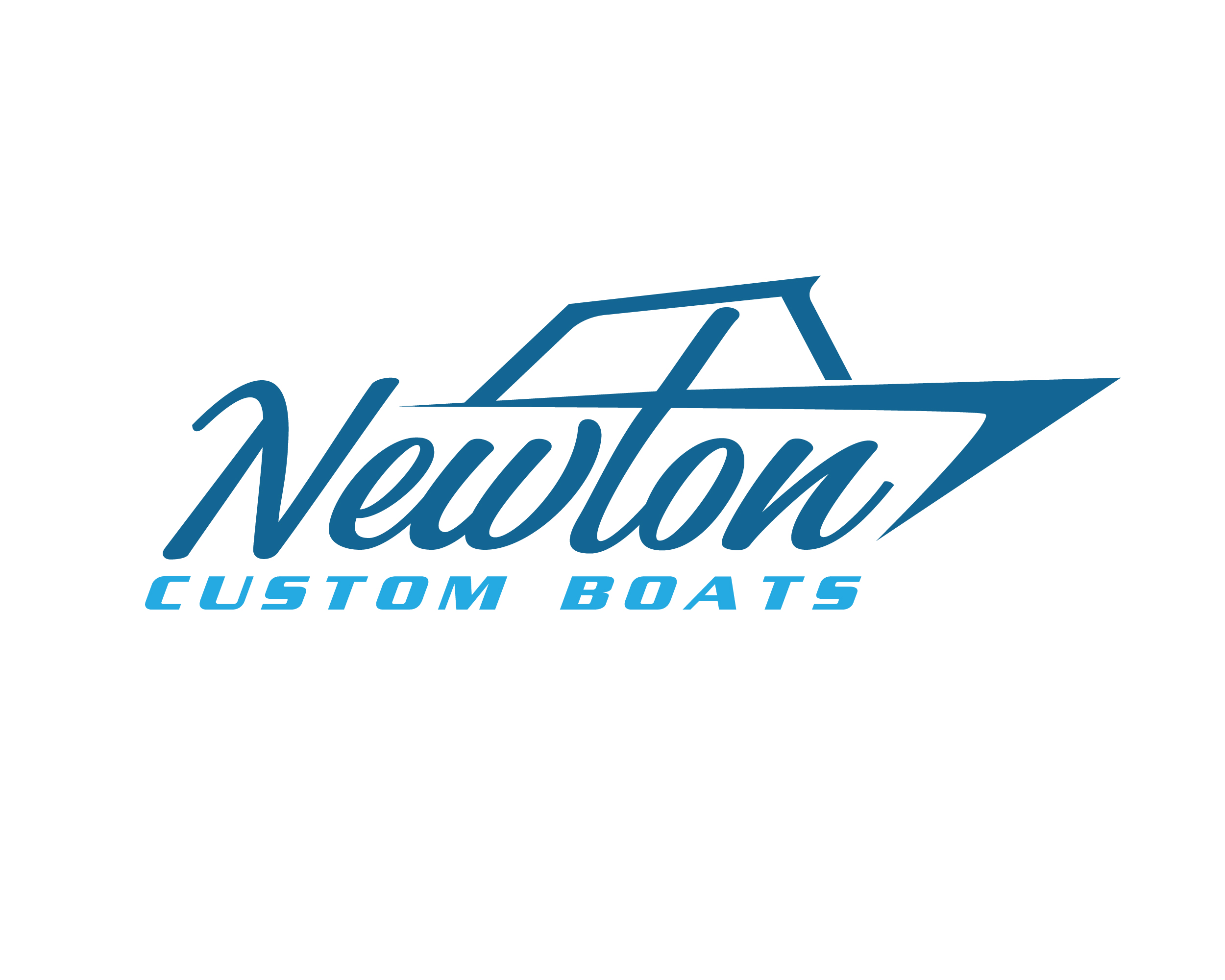 Logo Design by renderman for Newton Custom Boats | Design #33480302