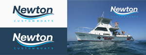 Logo Design by erikdesign for Newton Custom Boats | Design #33480990