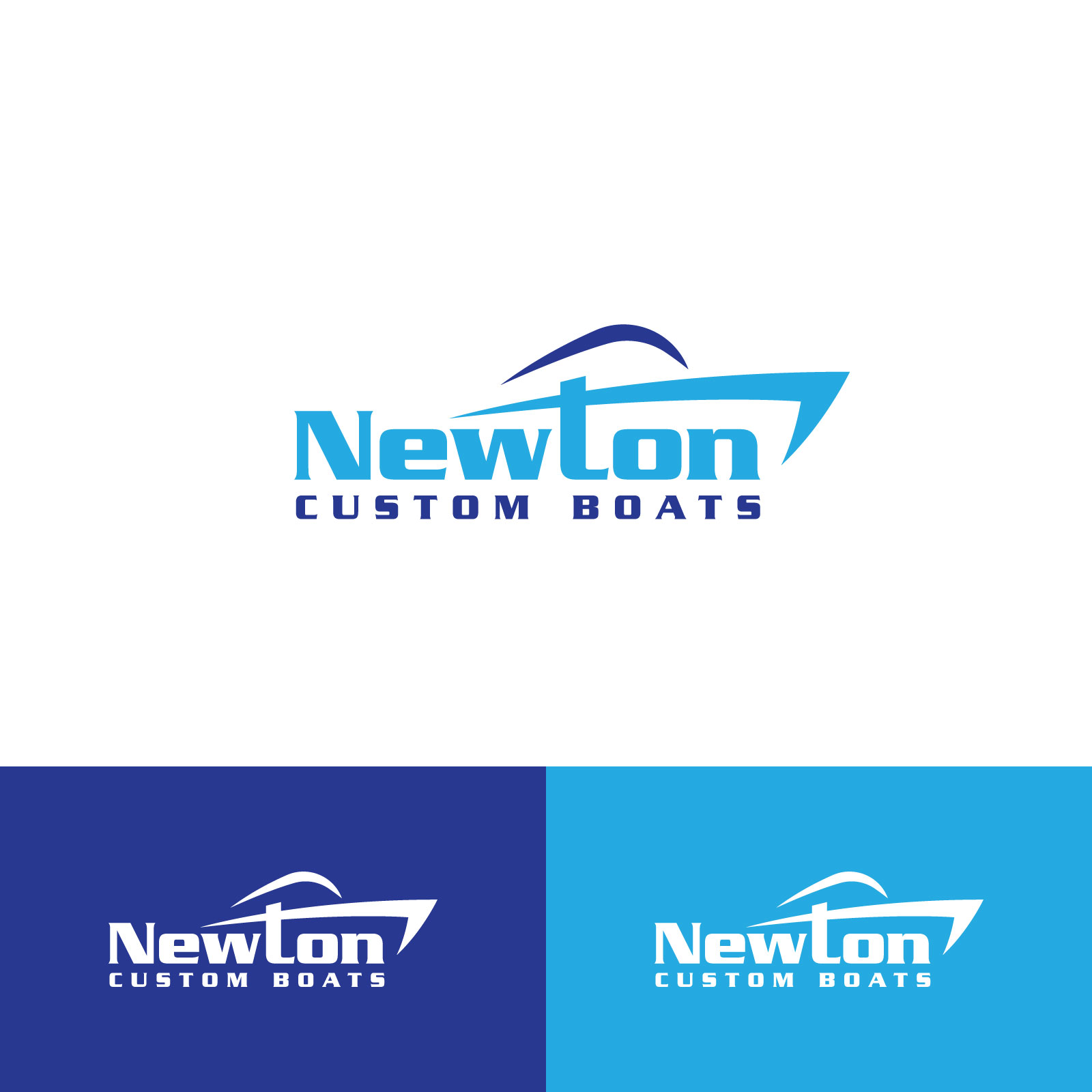Logo-Design von Suvendu.S für Newton Custom Boats | Design #33494301