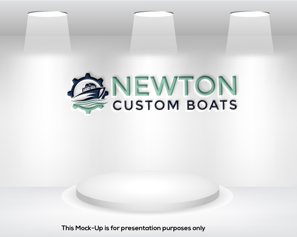 Logo Design by niajul hok for Newton Custom Boats | Design #33488628