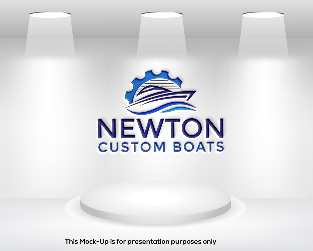 Logo Design by niajul hok for Newton Custom Boats | Design #33488629