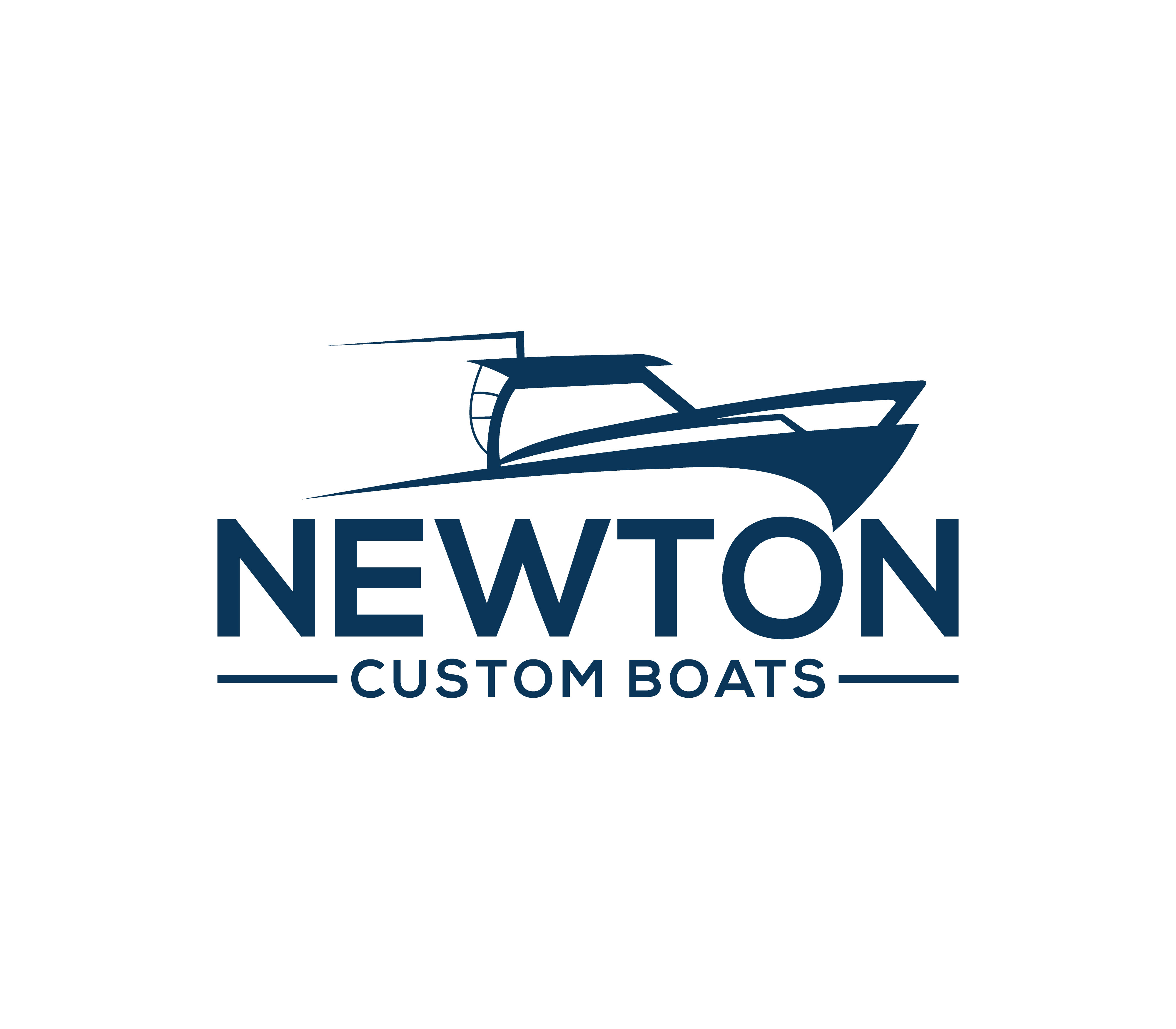 Logo Design by Nova_Create for Newton Custom Boats | Design #33481502