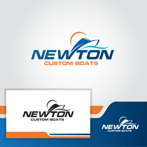 Logo Design by Krold IT Solutions for Newton Custom Boats | Design: #33485069