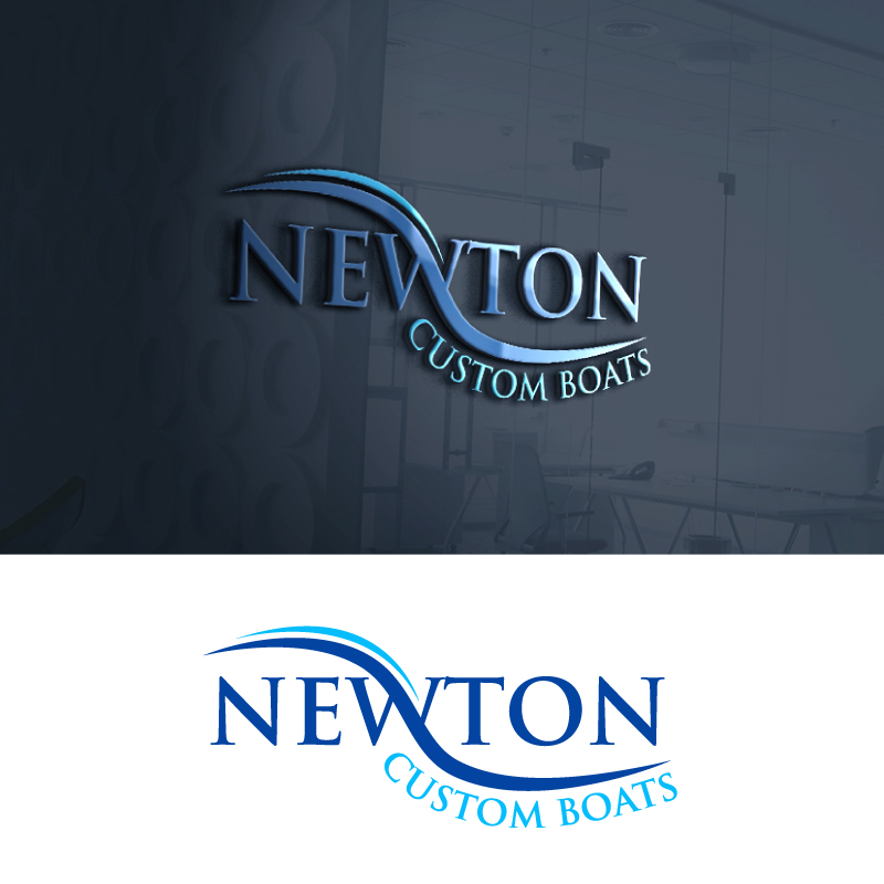 Logo Design by VisionCraft™ for Newton Custom Boats | Design #33479994