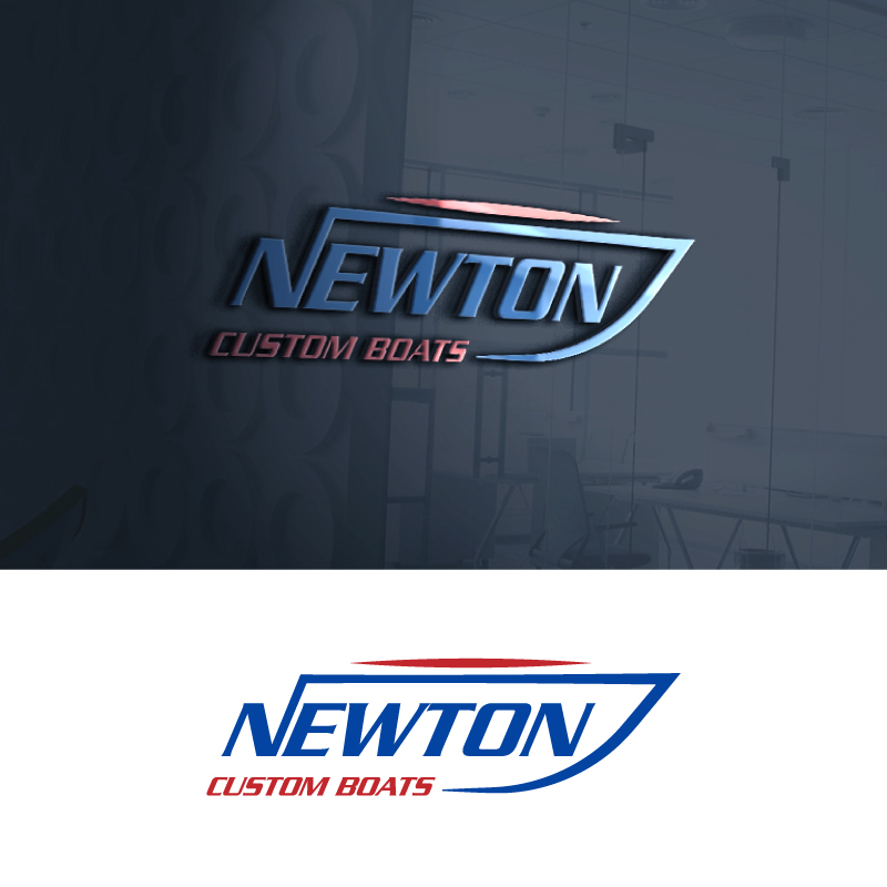 Logo Design by VisionCraft™ for Newton Custom Boats | Design: #33479995
