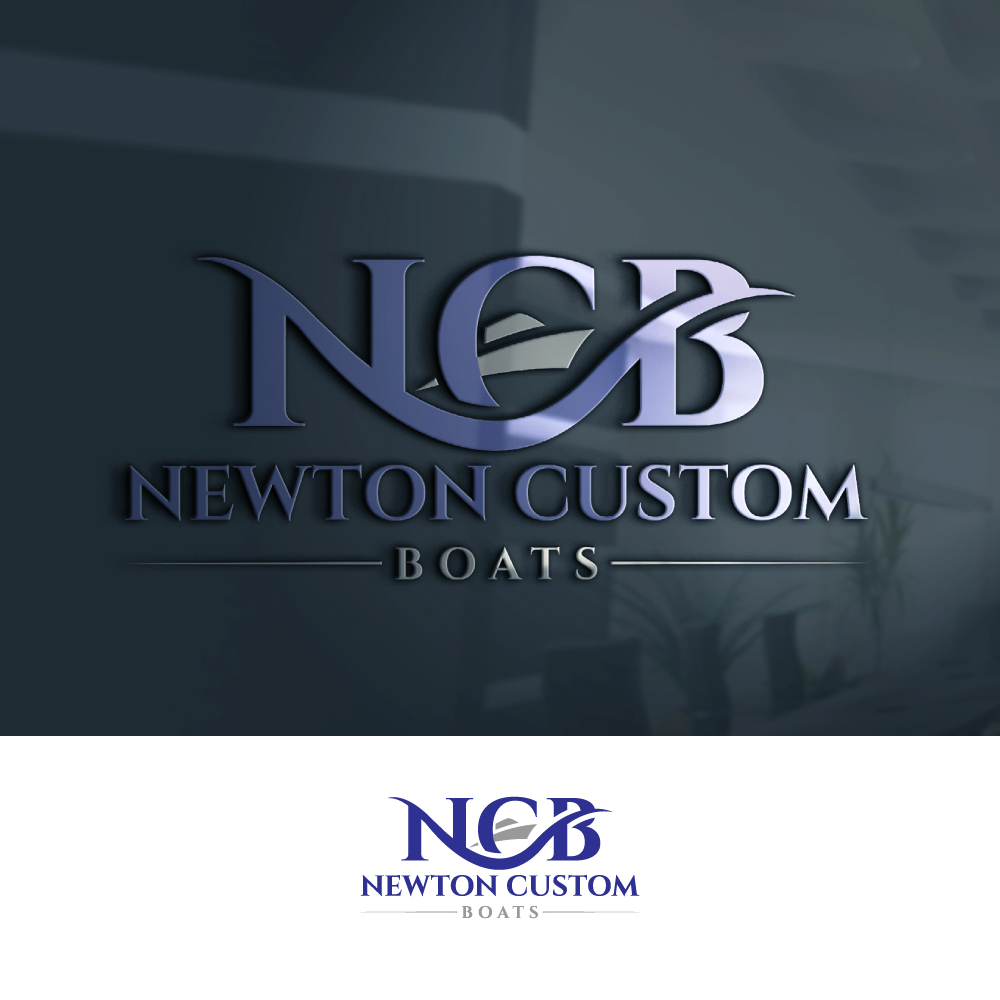 Logo Design by Hamza  Al-Muttalib for Newton Custom Boats | Design #33488244