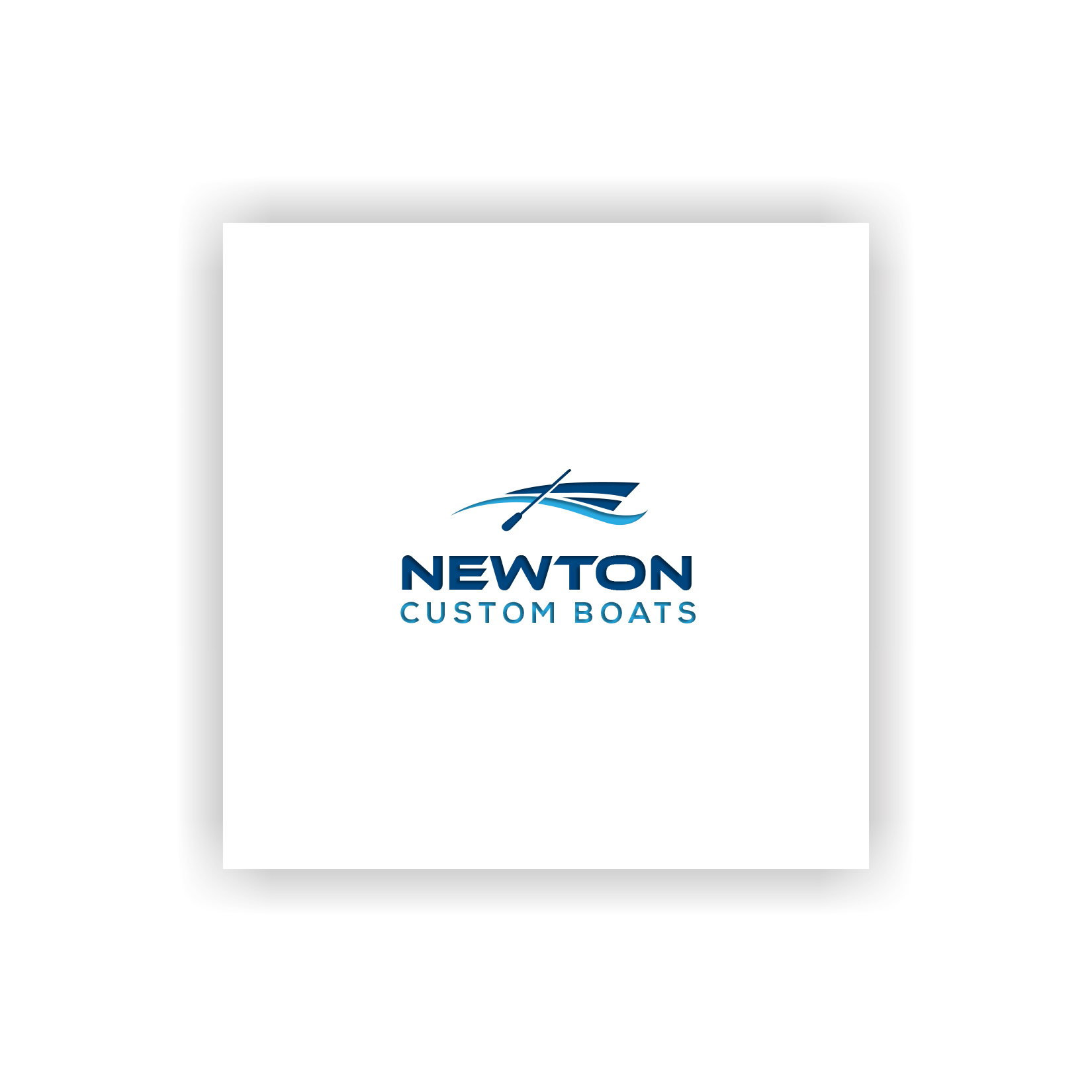Diseño de Logo por shahalam1957 para Newton Custom Boats | Diseño #33491071
