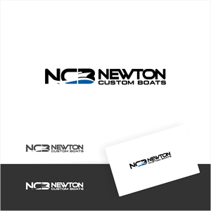Logo Design by Arham Hidayat for Newton Custom Boats | Design #33500214