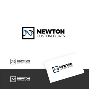 Logo Design by Arham Hidayat for Newton Custom Boats | Design: #33500215