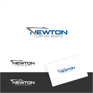 Logo Design by Arham Hidayat for Newton Custom Boats | Design: #33500216