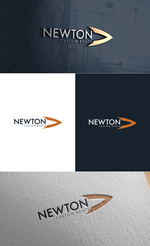 Logo Design by GLDesigns for Newton Custom Boats | Design: #33480056
